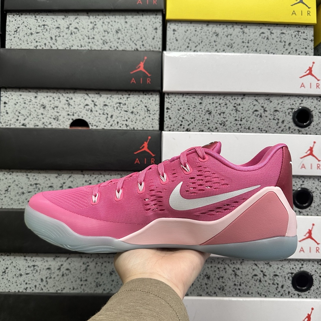 Nike Kobe 9 EM Low Protro Kay Yow Think Pink ZK9 - Image 9