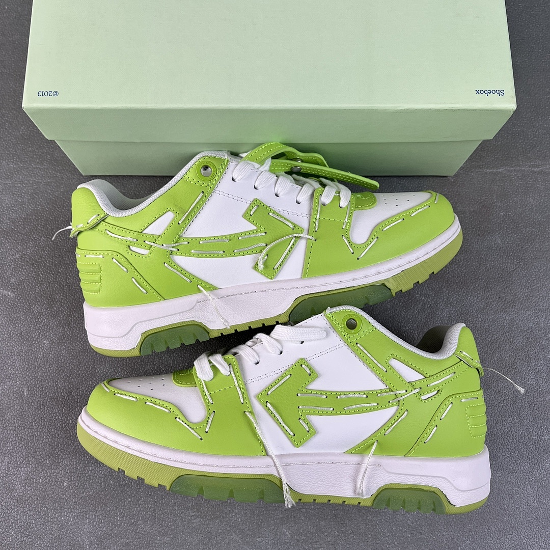 Off-White White Green Stitching - Image 9