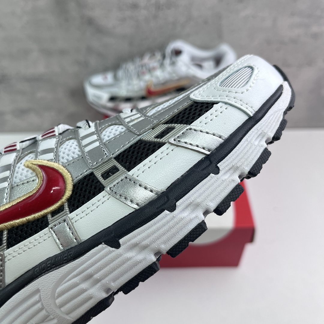 Nike P-6000 White Gold Red BV1021-101 - Image 9
