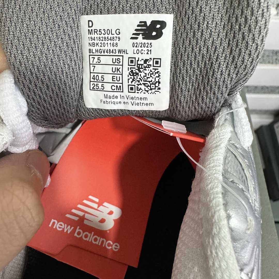 New Balance 530 Grey Matter (Silver Metallic) - Image 3