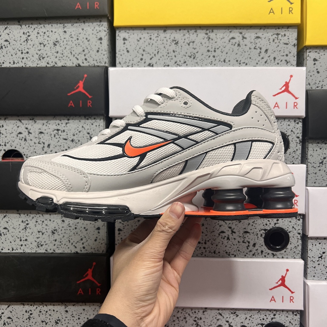 Nike Shox Ride 2 Light Smoke Grey Total (Orange) - Image 2