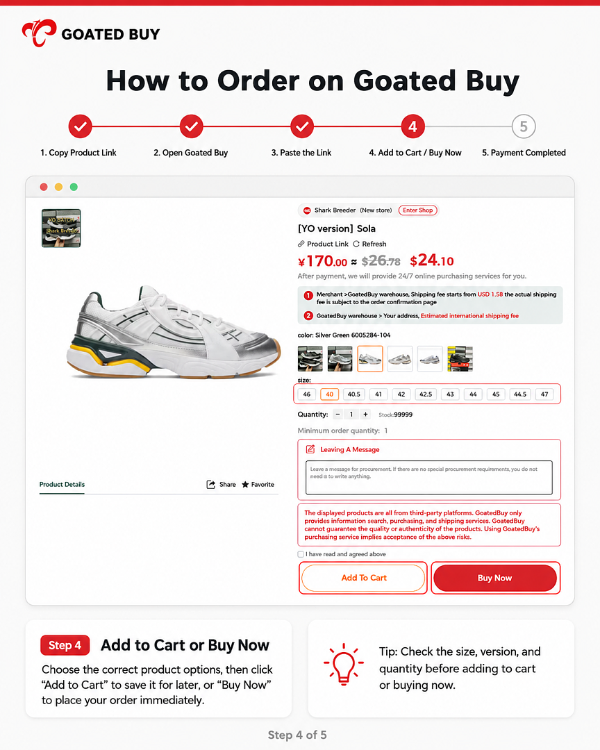 On Running Goated Buy - Image 6