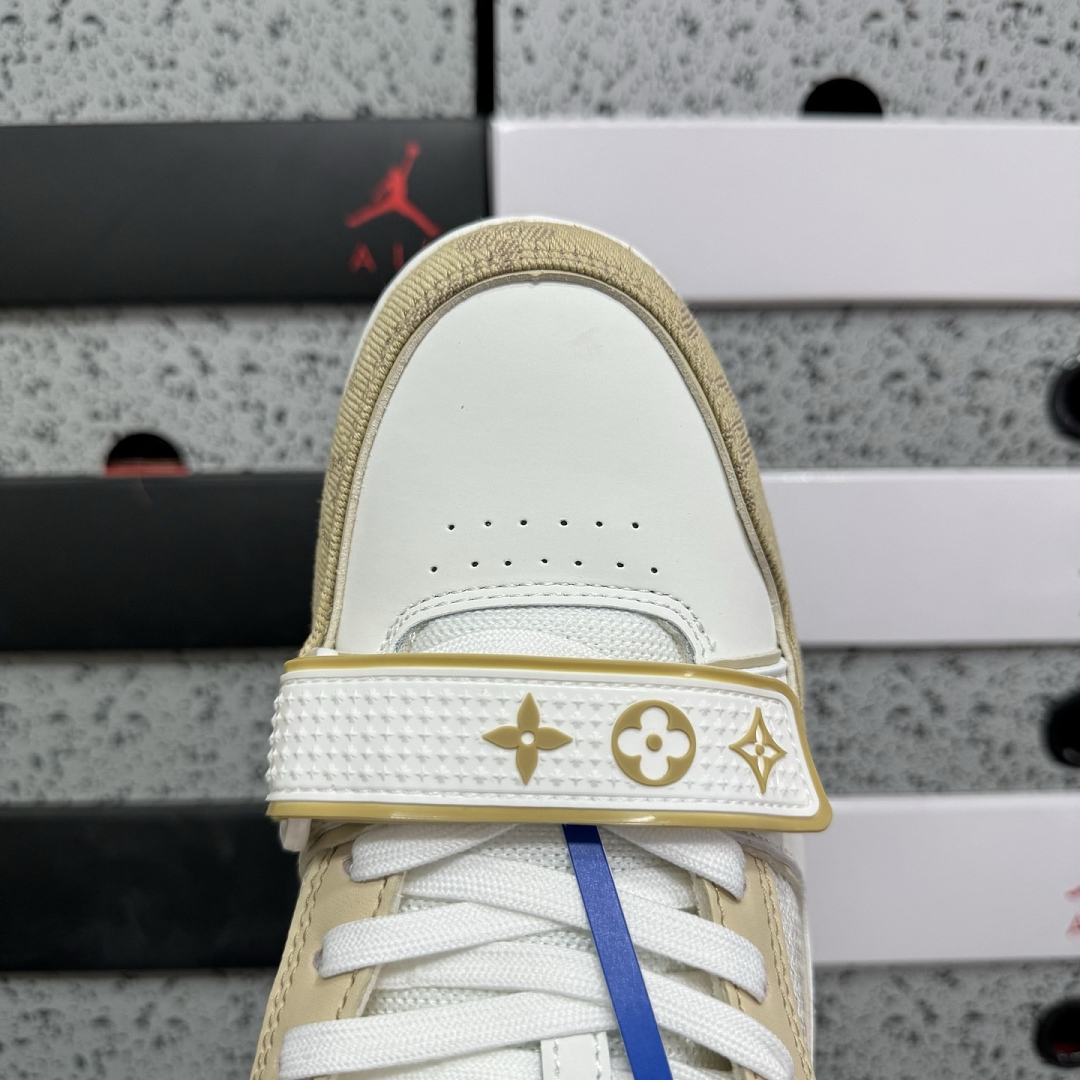 Louis Vuitton Trainer (White Khaki) - Image 2