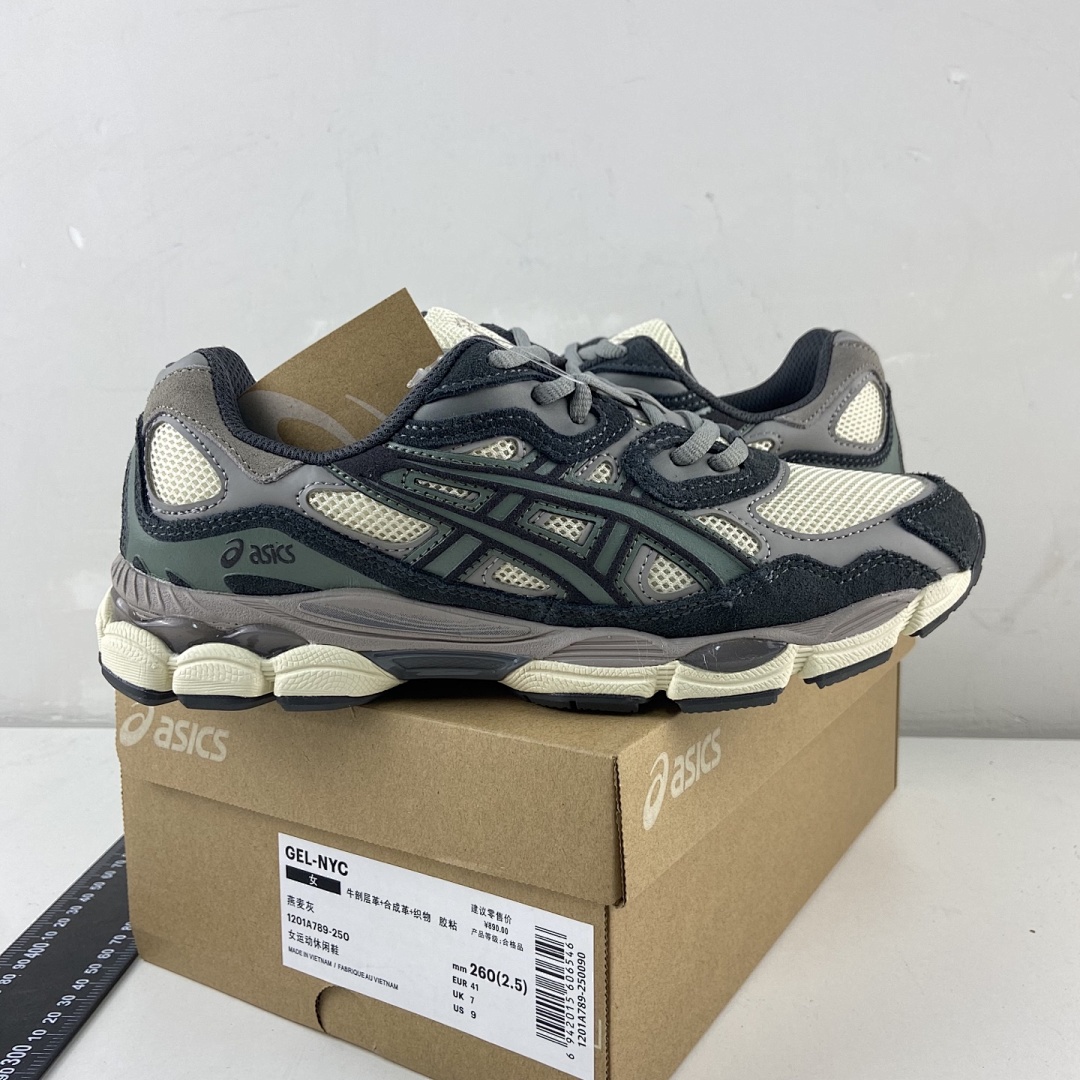 ASICS Gel-NYC Oatmeal Obsidian Grey NYC - Image 2