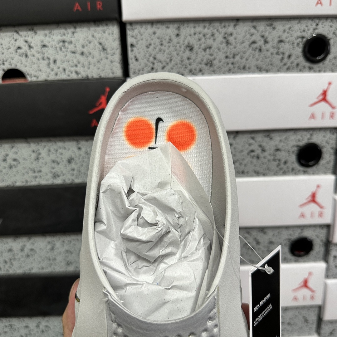 Nike Mind 001 Slide Light Smoke Grey HQ4307-003 (White) - Image 6