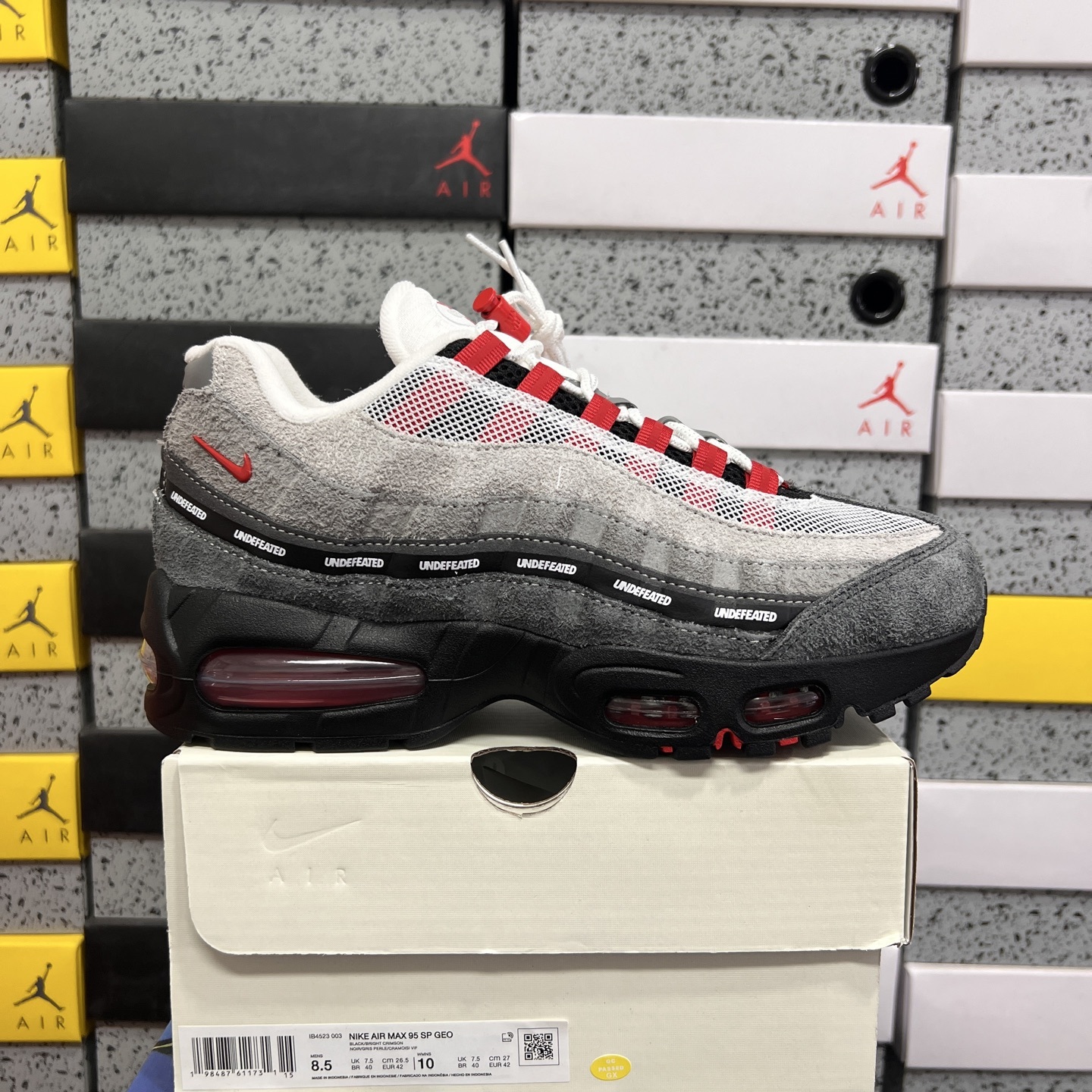 Nike Air Max 95 SP Undefeated Geo Tokyo Bright Crimson - Image 10