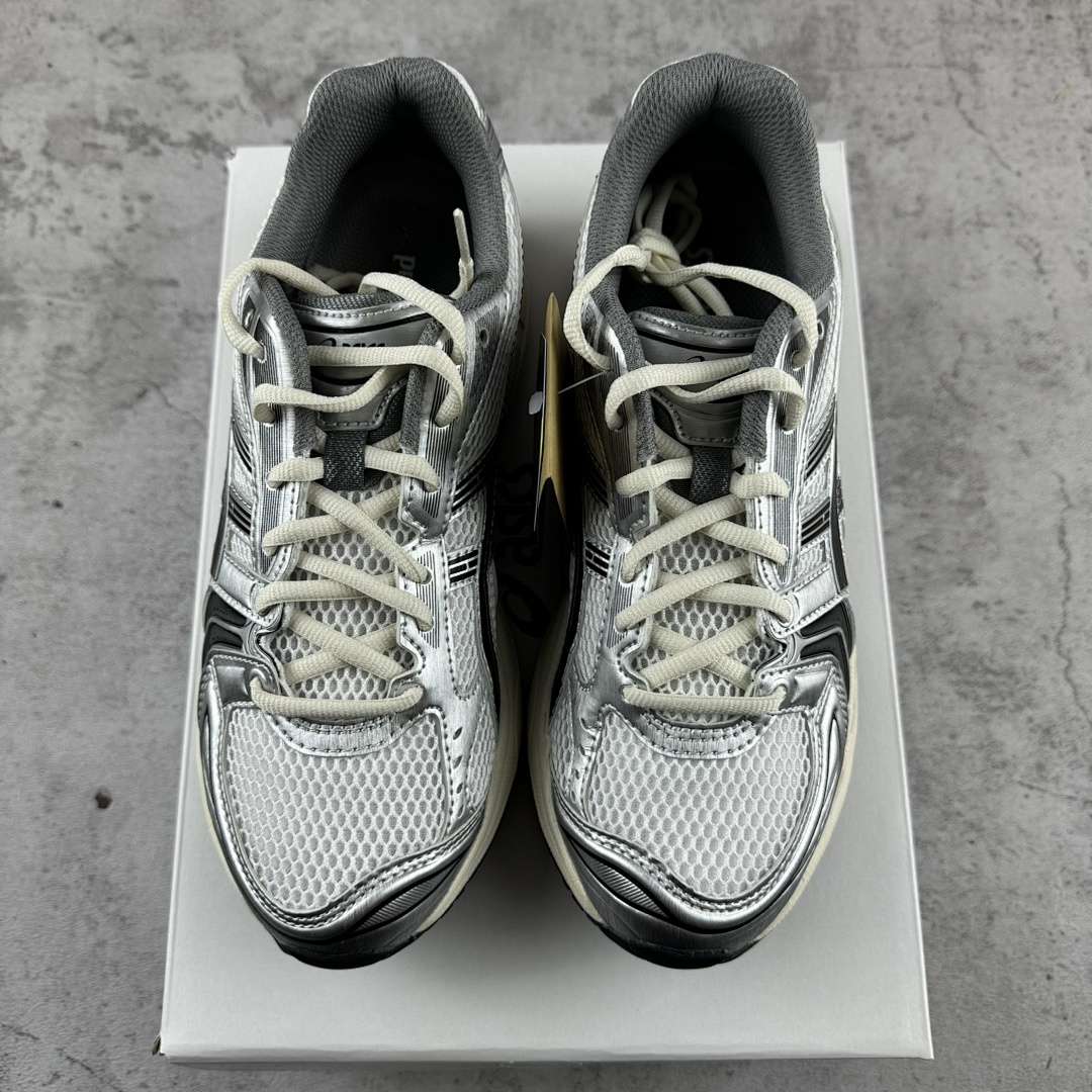 ASICS Gel-Kayano 14 JJJJound Silver Black 1201A457-101 - Image 3