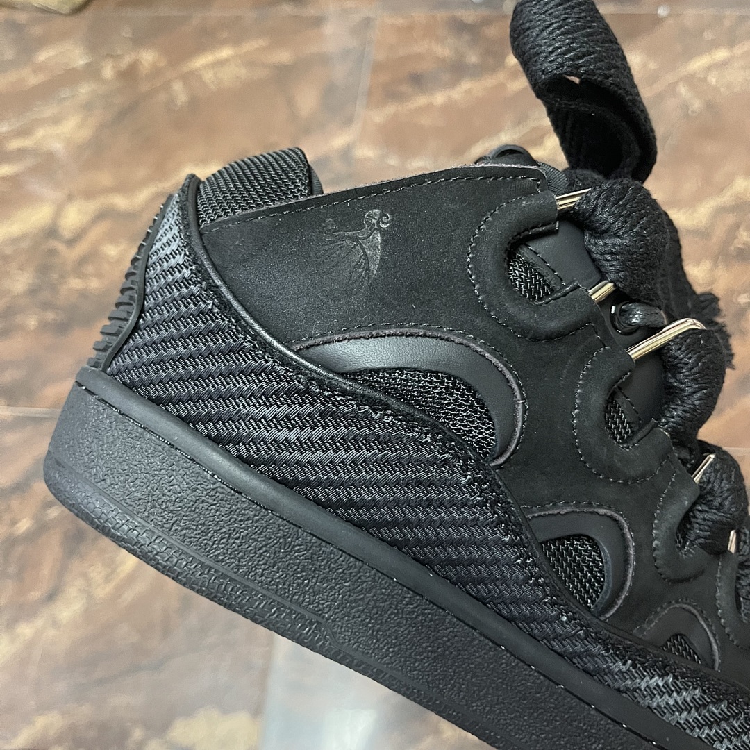 Lanvin Leather Curb (Triple Black) - Image 13