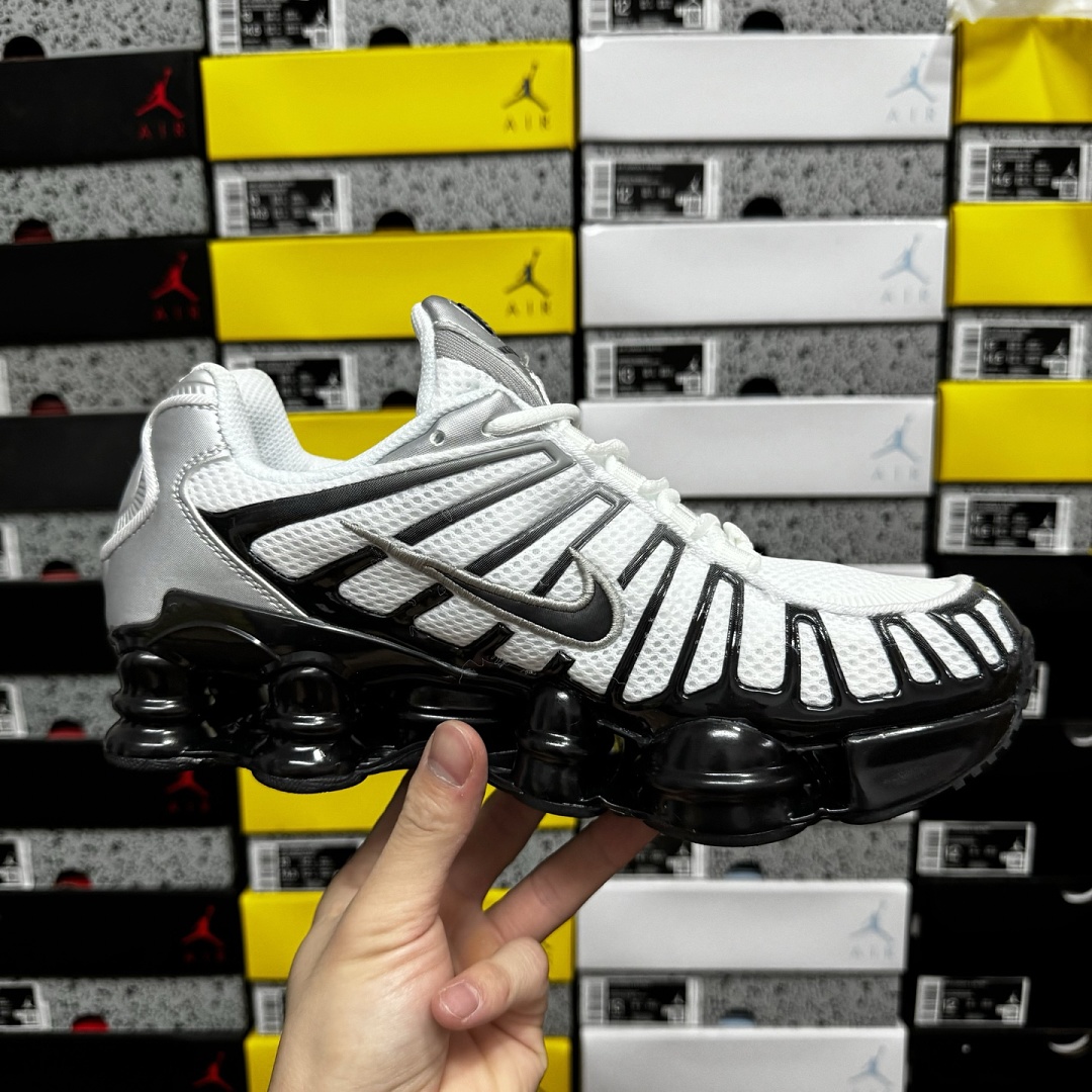 Nike Shox TL Metallic Silver Wolf (Grey) - Image 9