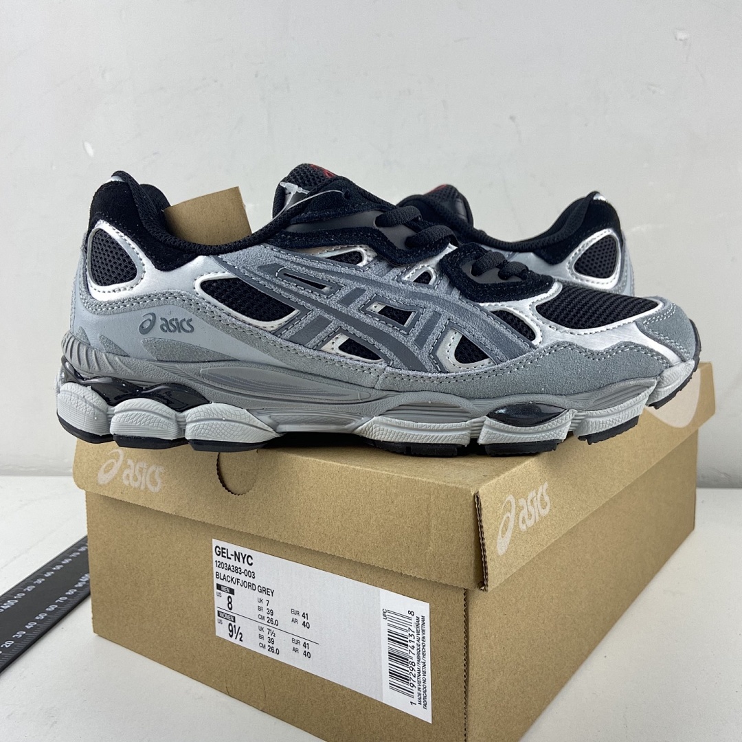 ASICS Gel-NYC Black Fjord Grey NYC - Image 6
