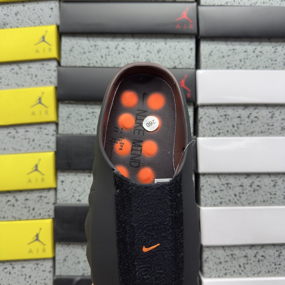 Nike Mind 001 Flyknit Slide Bronze Eclipse Total (Orange) - Image 9
