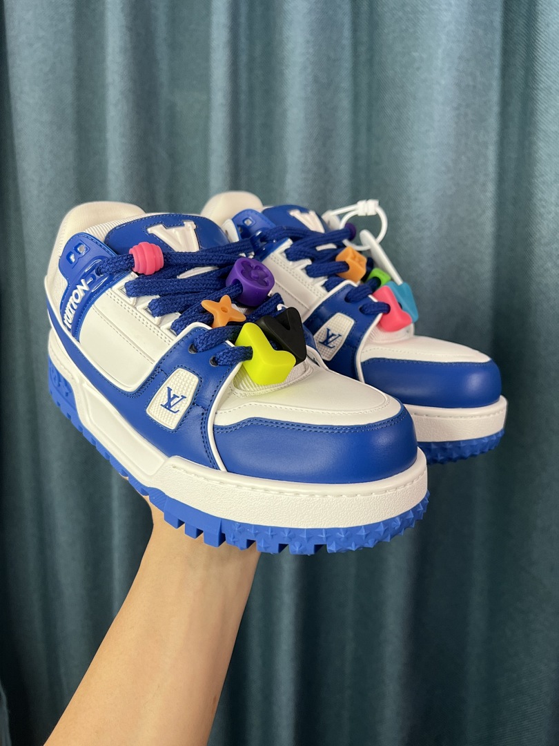 Louis Vuitton LV Trainer Maxi (Blue) - Image 4