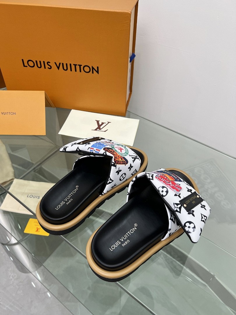 Louis Vuitton Velcro Slippers - Image 3