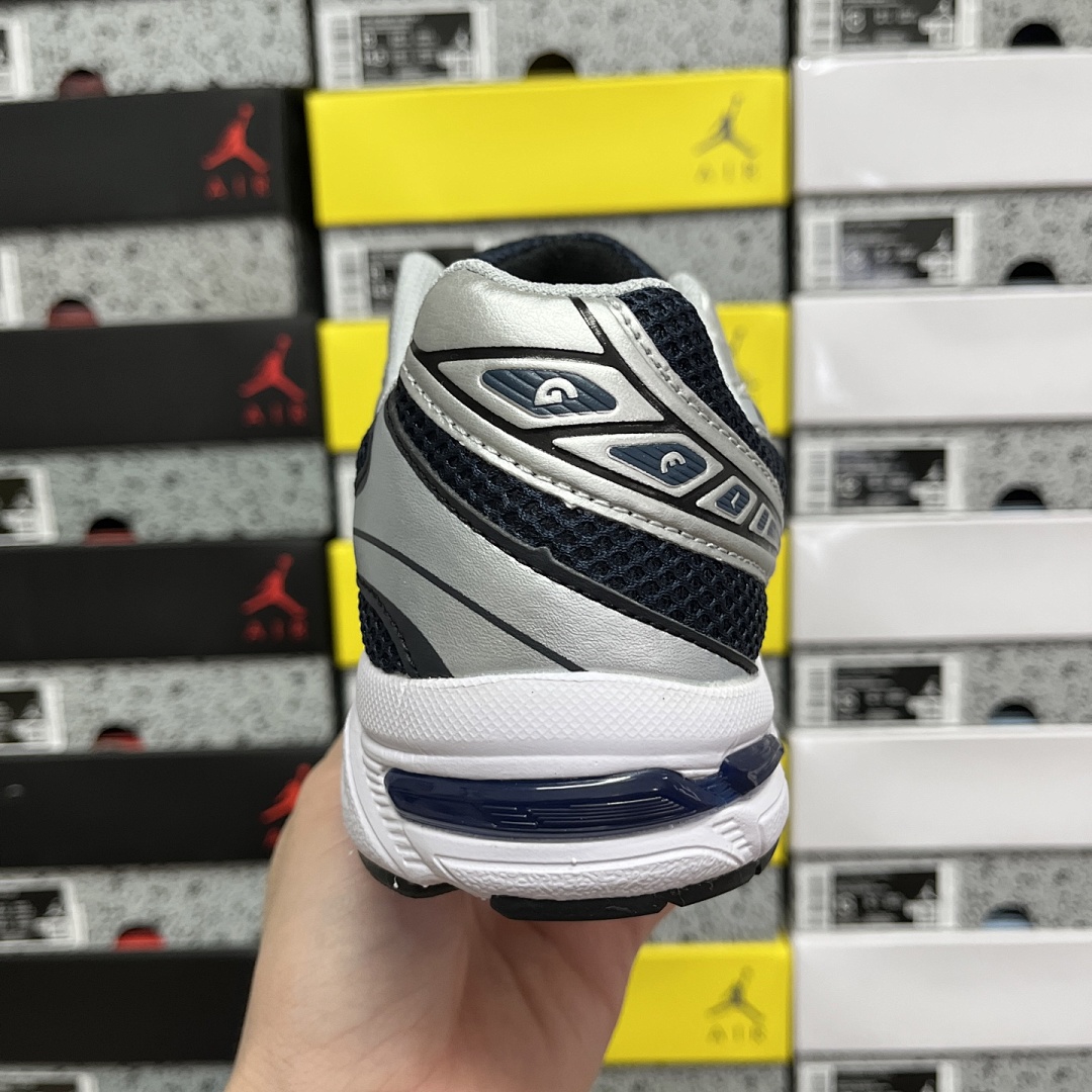 ASICS Gel 1130 Silver / (Dark Blue Black) - Image 3