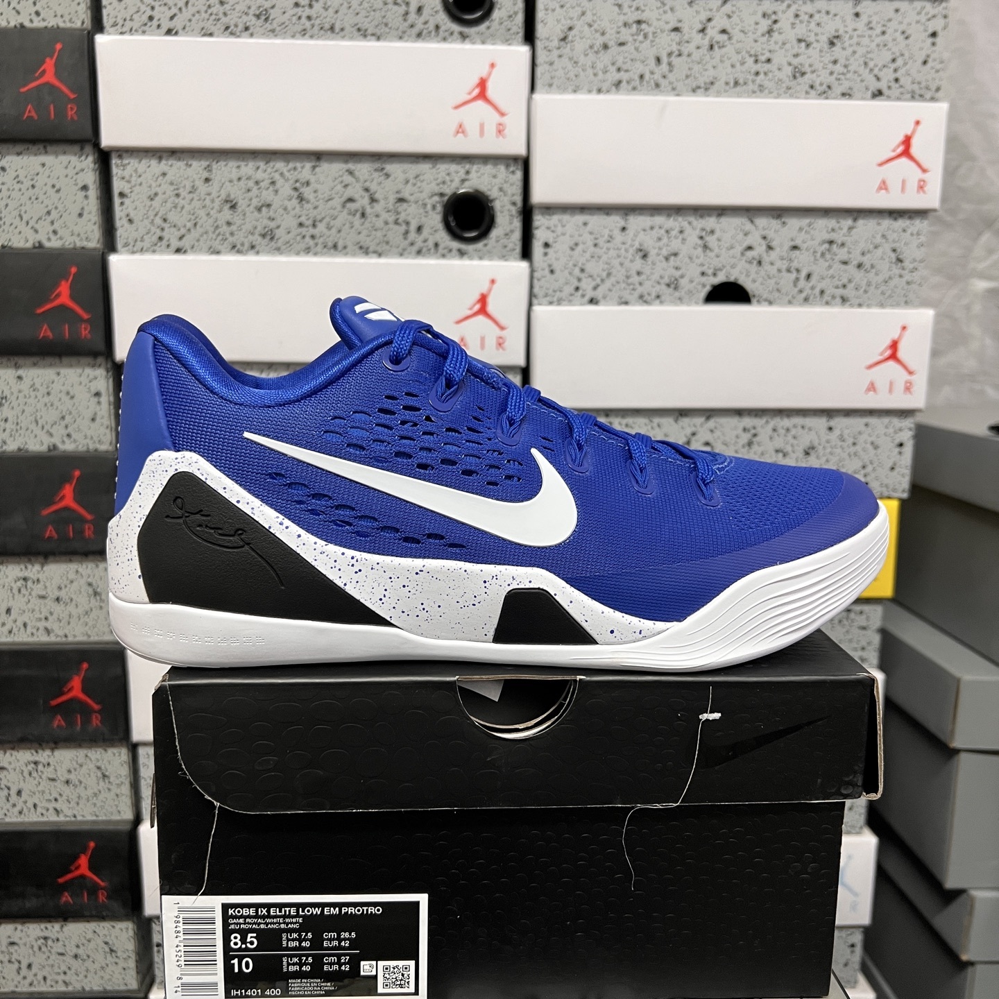 Nike Kobe 9 Elite Low EM Protro Game Royal ZK9 (Blue White) - Image 10