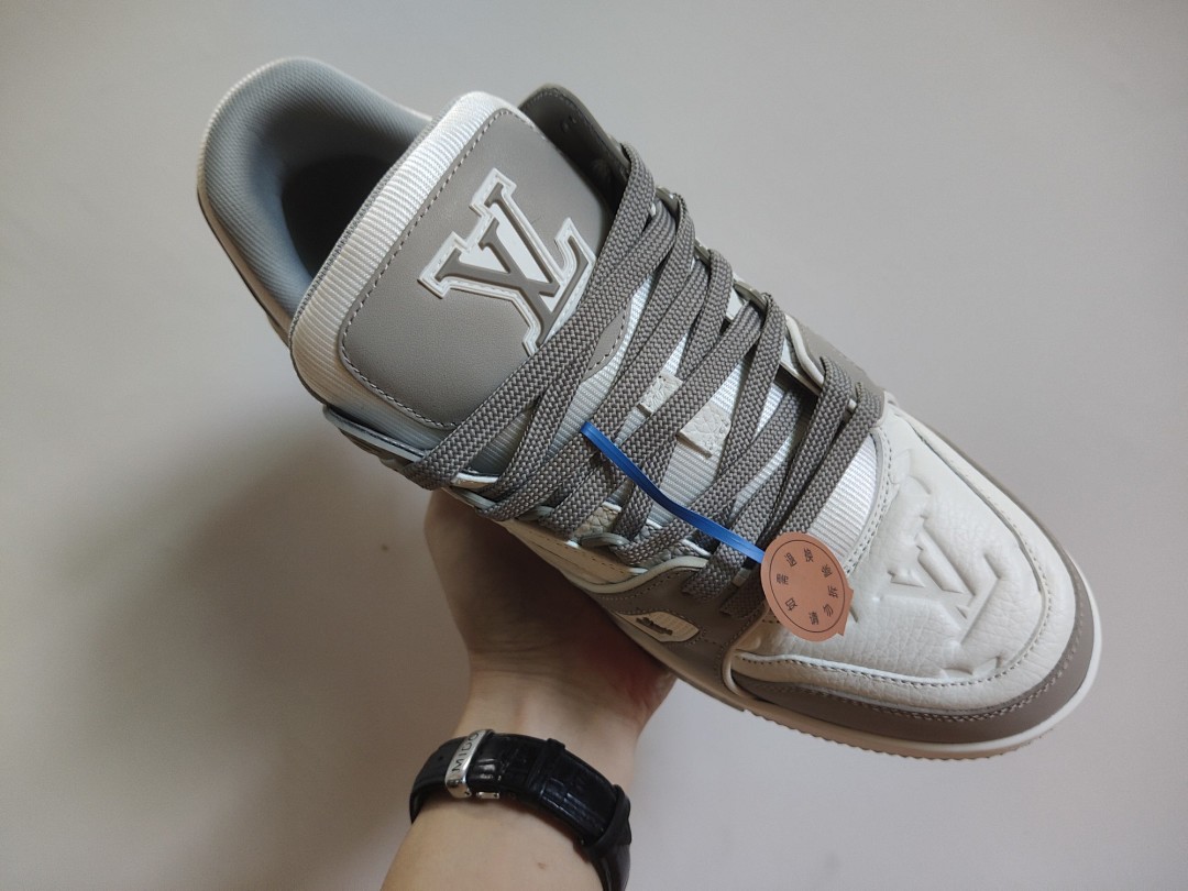 Louis Vuitton LV Trainer (Grey White) - Image 7