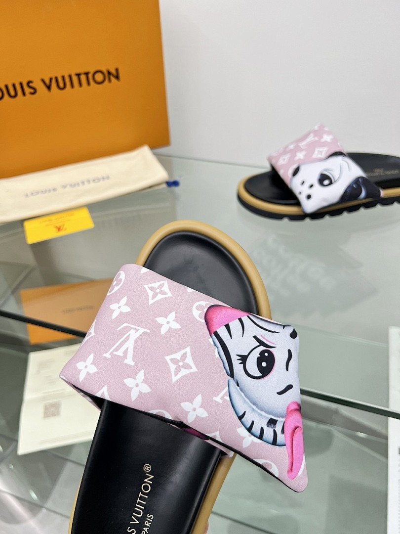 Louis Vuitton Velcro Slippers - Image 2