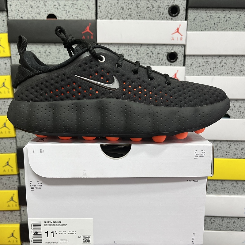 Nike Mind 002 Black Hyper Crimson