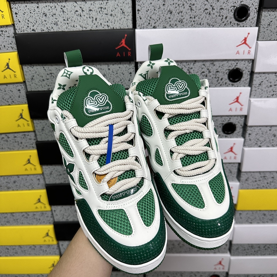 Louis Vuitton Skate Sneaker SK8 (White Green) - Image 11