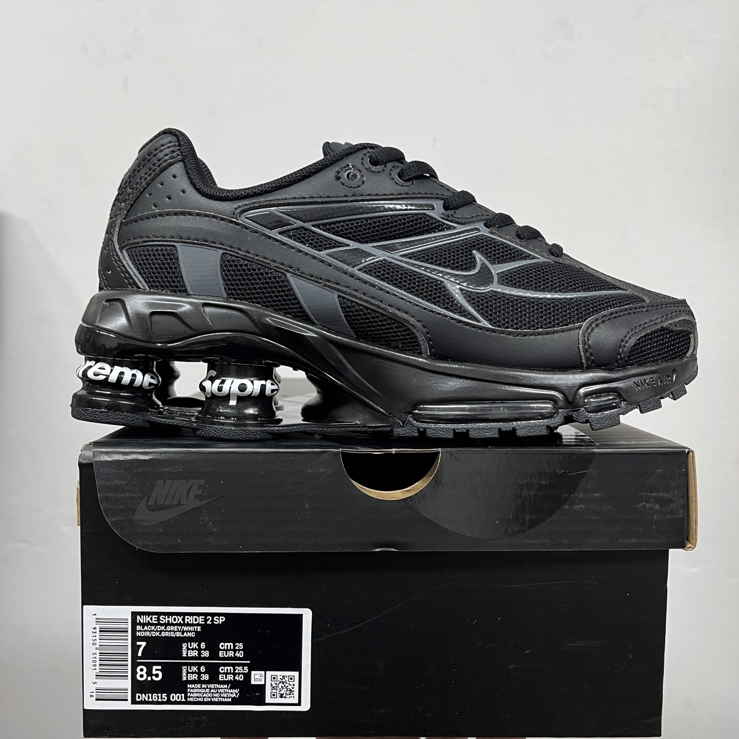 Nike Shox Ride 2 Supreme (Black) - Image 11