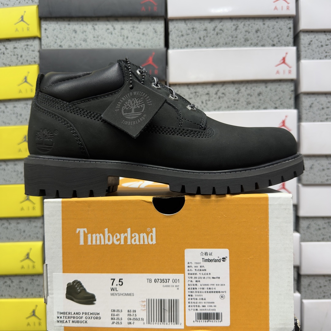 Timberland 6" Premium Waterproof Boot TB-073537-001 Black Collar 39.5-44