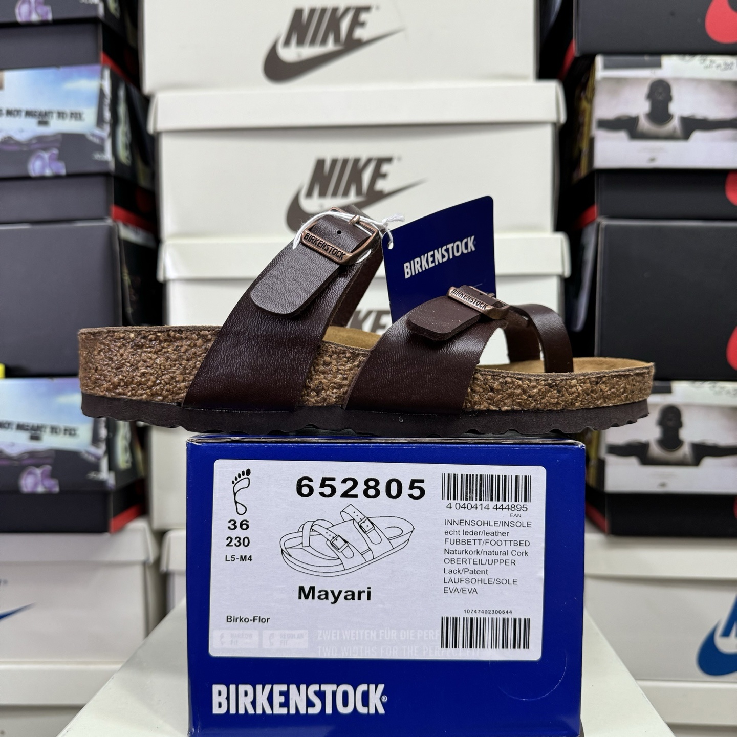 Birkenstock Birken Arizona Birkibuc Double Buckle Flip Flops - Image 10