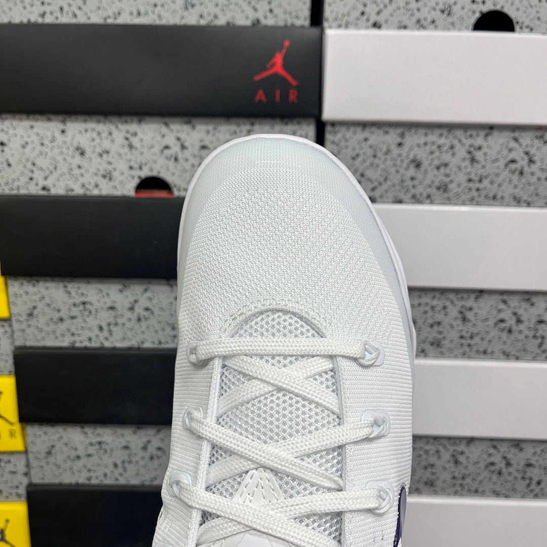 Nike Kobe 9 Elite Low EM Protro White Court Purple ZK9 - Image 8