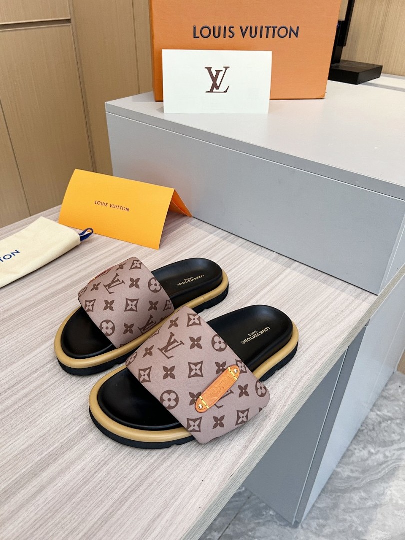 Louis Vuitton Velcro Slippers - Image 2