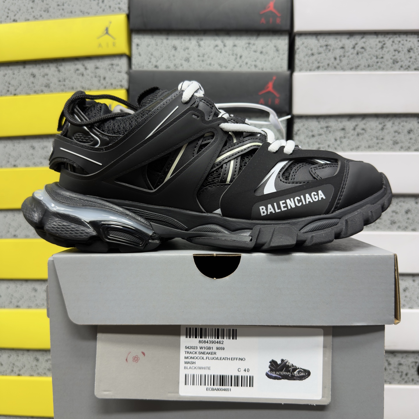 Balenciaga BLCG Track LED 3.0 (Black White) - Image 10