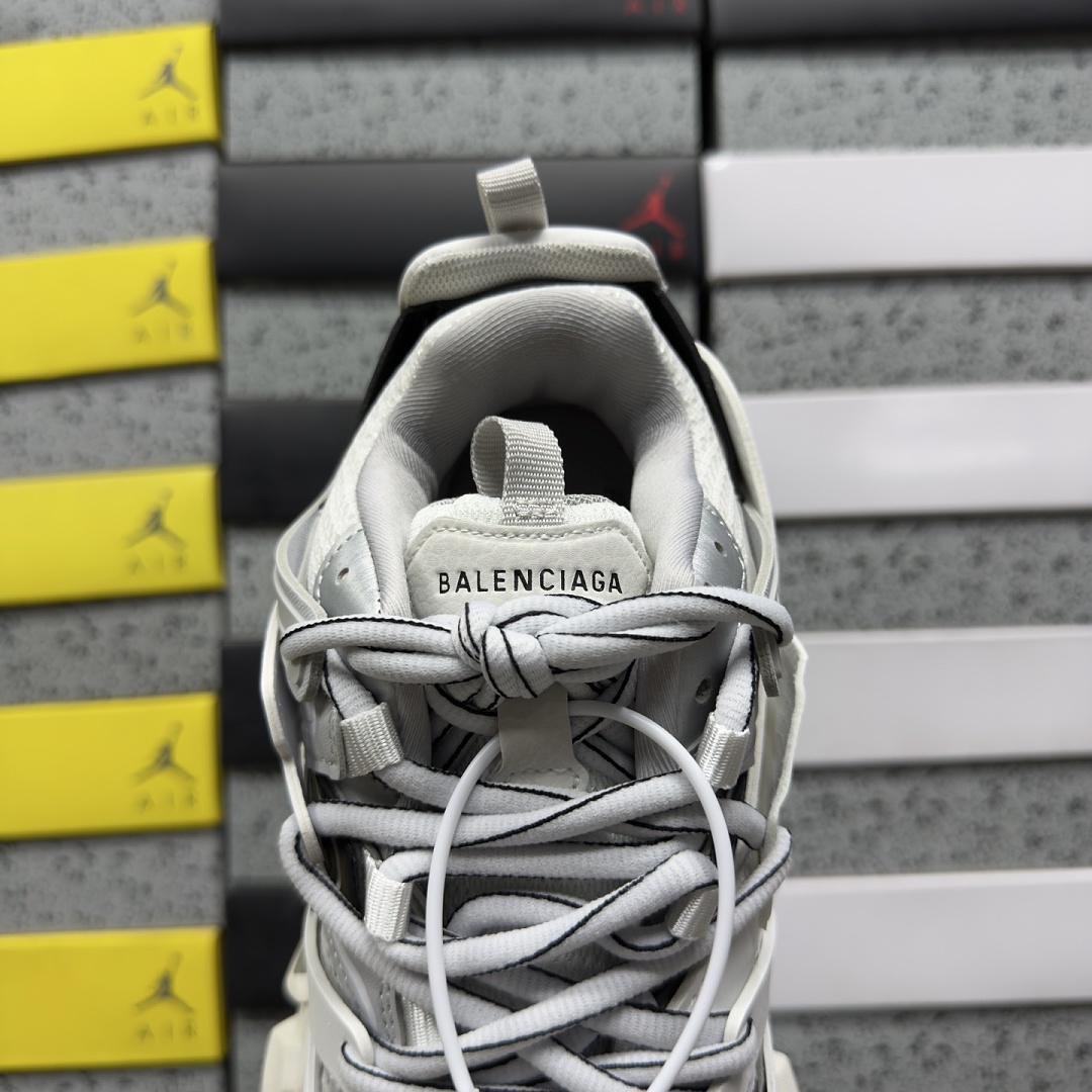 Balenciaga BLCG Track 9812 (White Grey) - Image 6