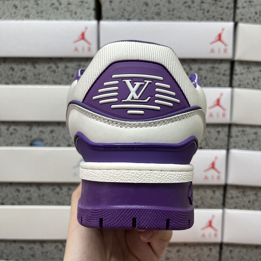 Louis Vuitton Trainer Maxi (White Purple) - Image 7