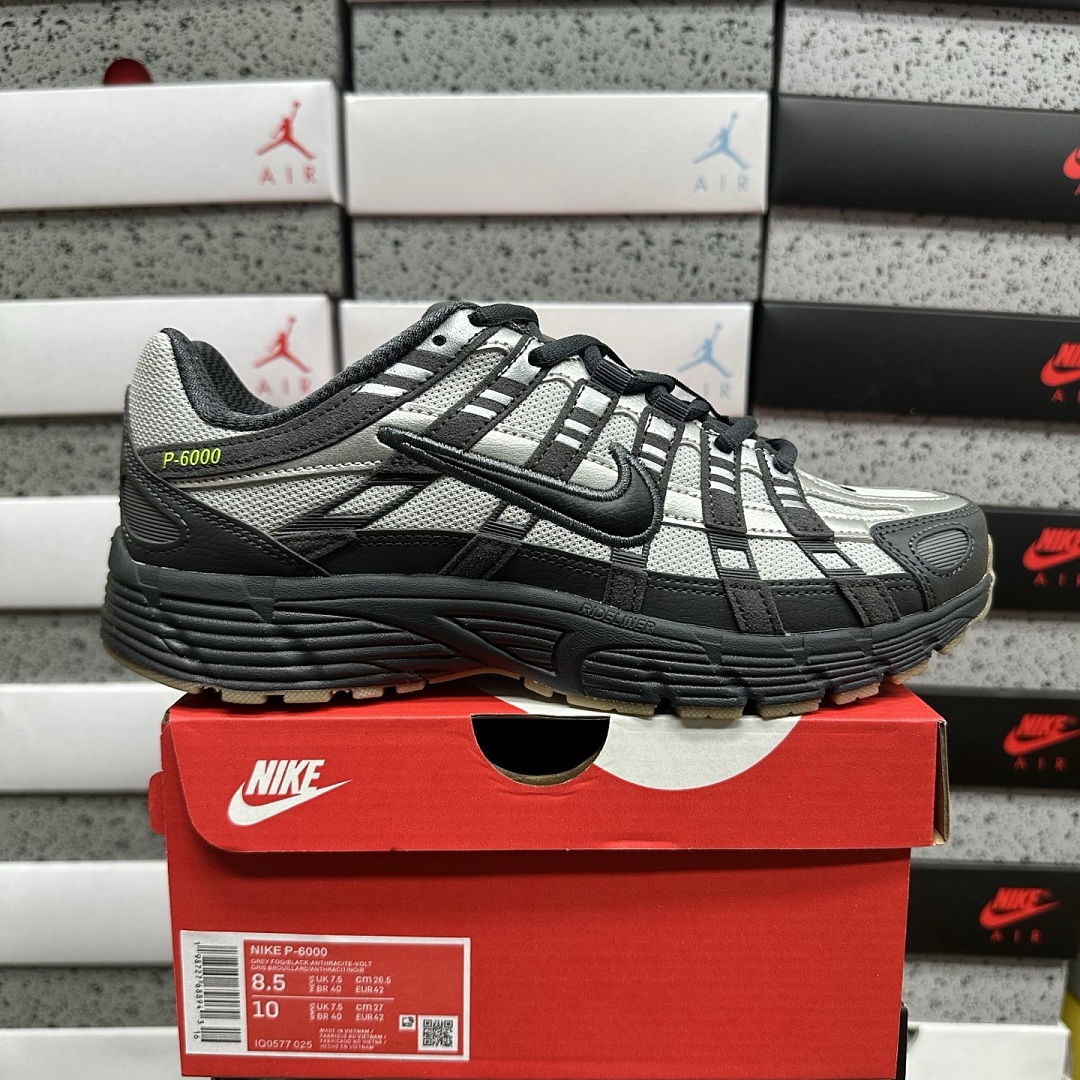 Nike P-6000 Grey Fog Volt (Black)