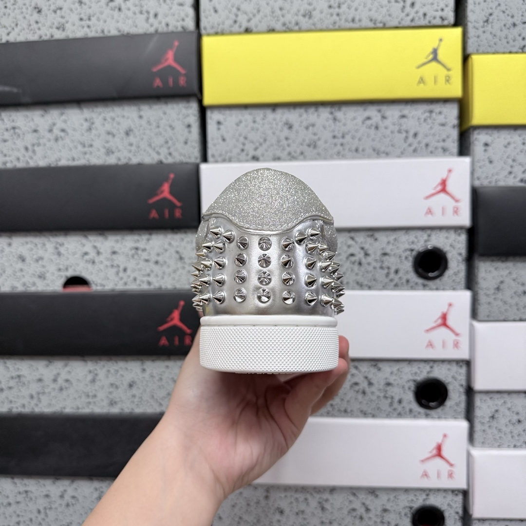 Christian Louboutin CL 3220460SV71 Silver Stud - Image 2
