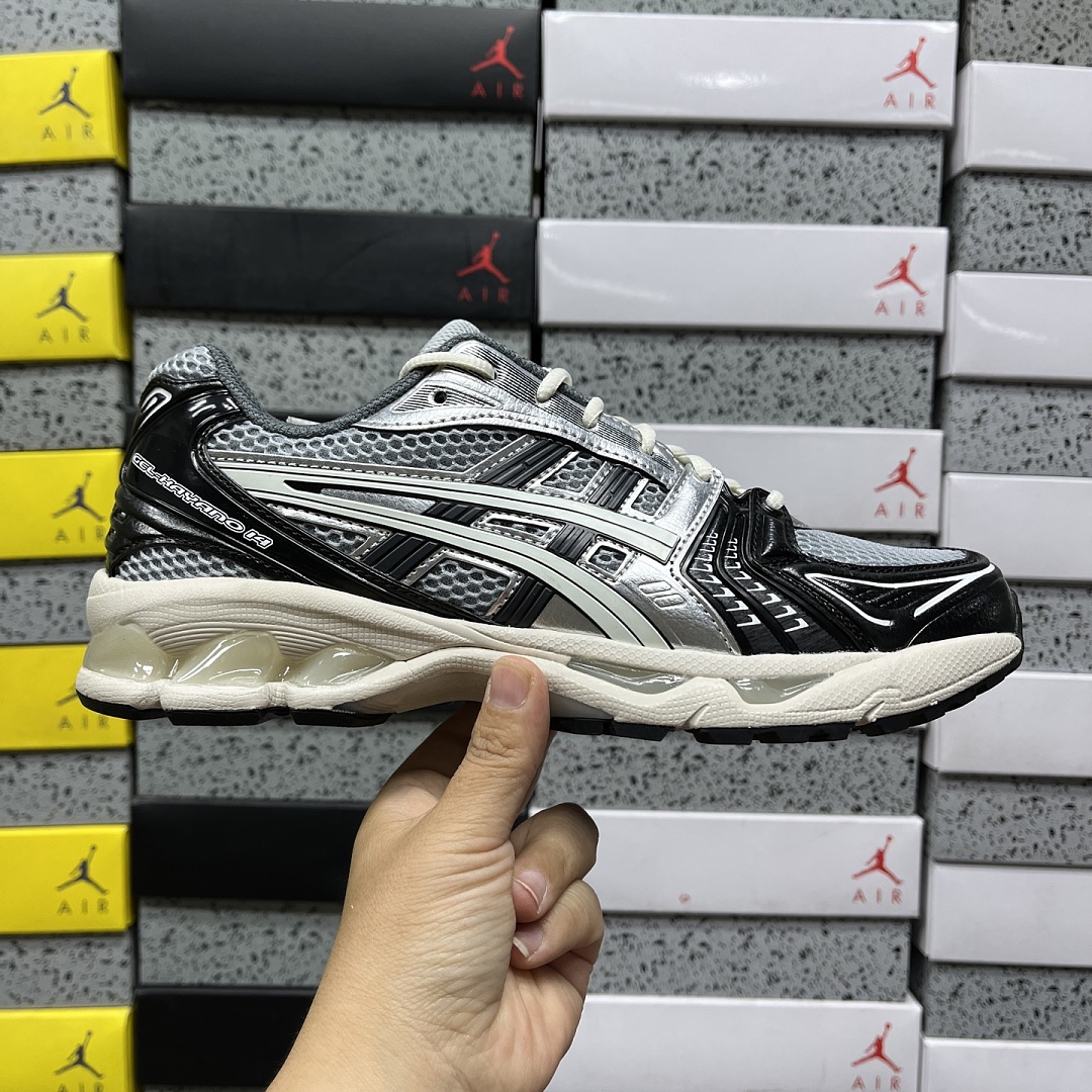 ASICS Gel-Kayano 14 Black Glacier (Grey Silver) - Image 7