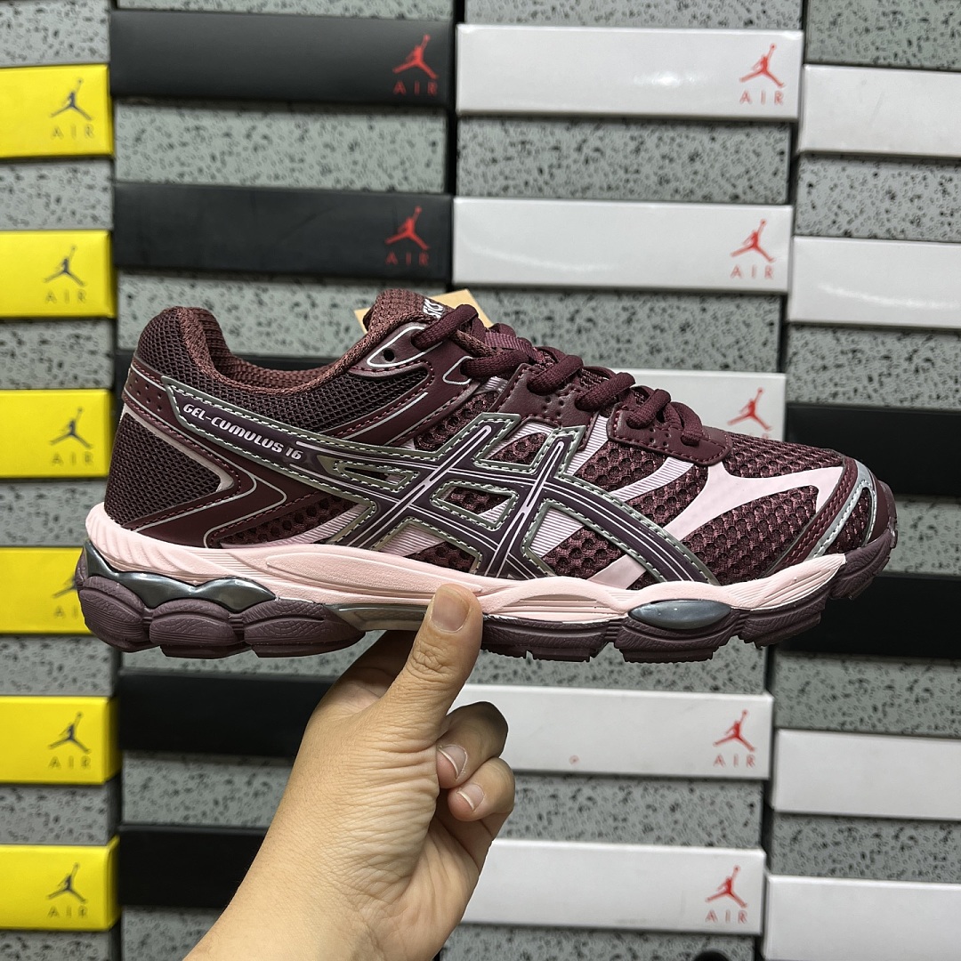 ASICS Gel-Cumulus 16 Burgundy (Pink) - Image 2