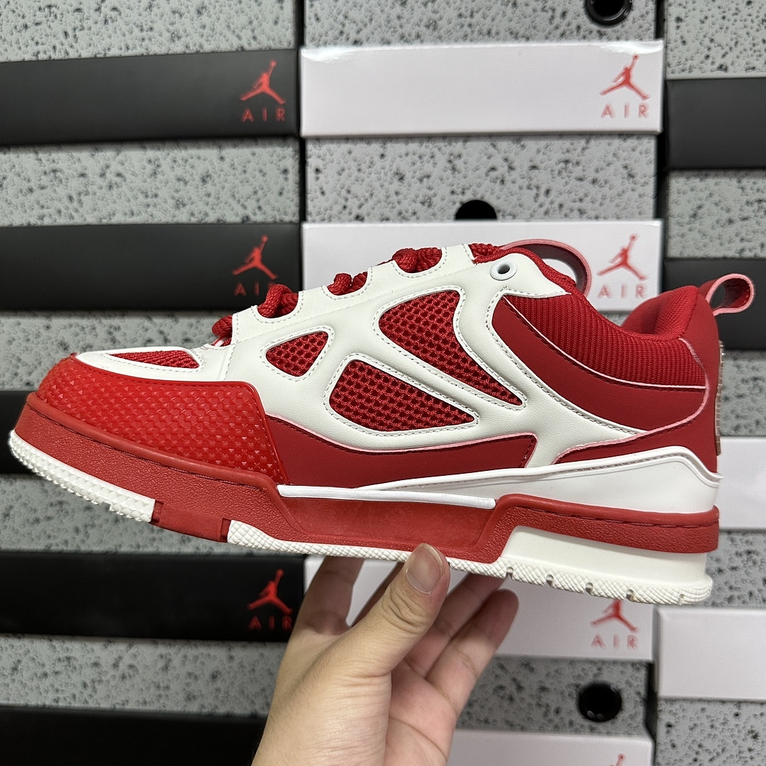 Louis Vuitton Skate Sneaker SK8 (White Red) - Image 8