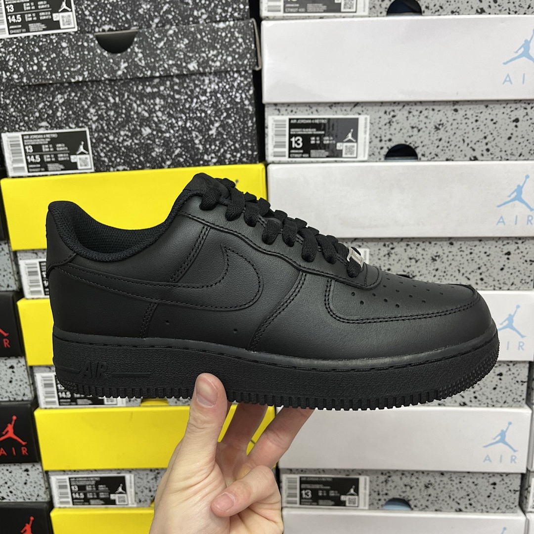 Nike Air Force 1 Low '07 (Black) - Image 7