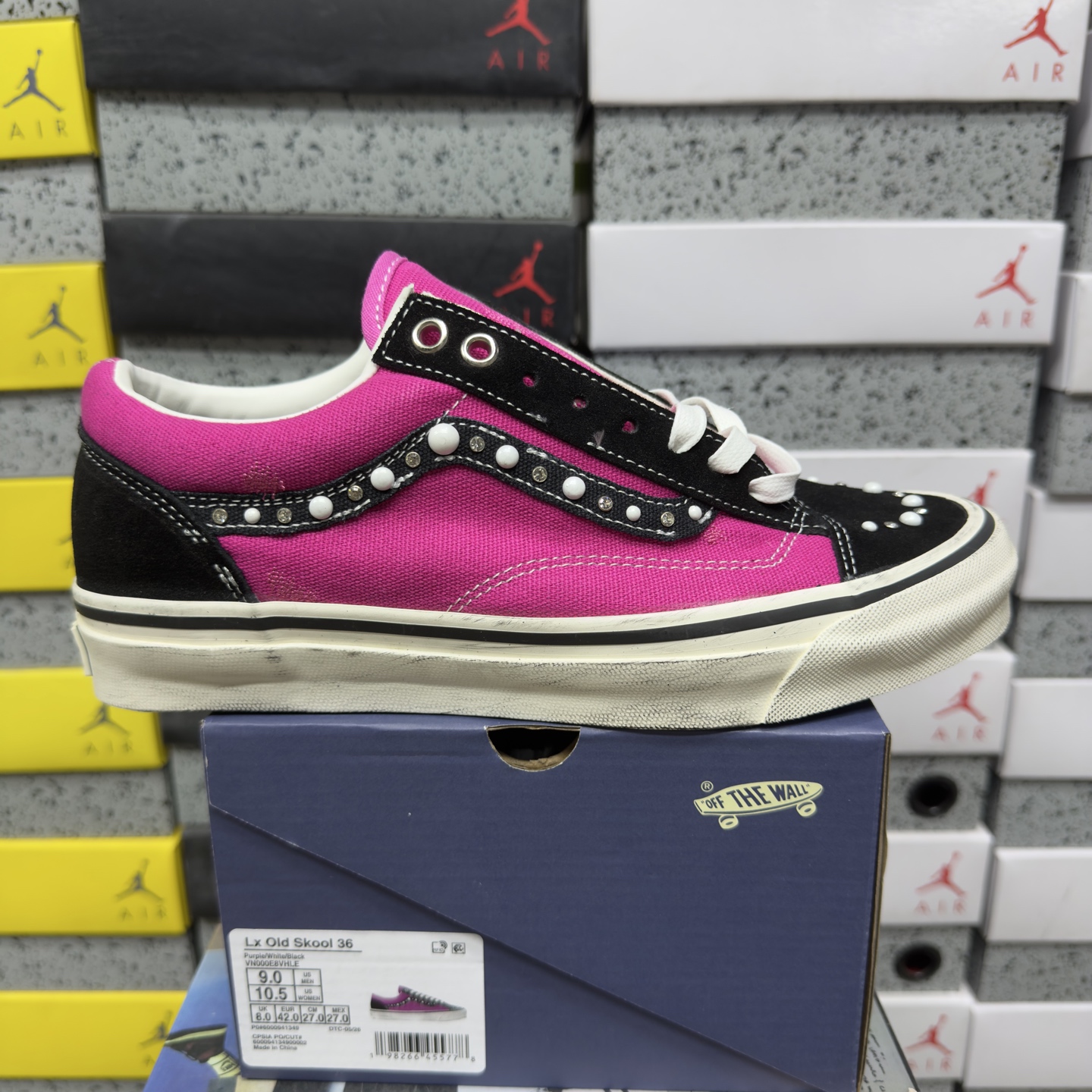Vans OTW Old Skool 36 Pearlized Pack Pink Black VN000E8VHLE Red Bead - Image 10
