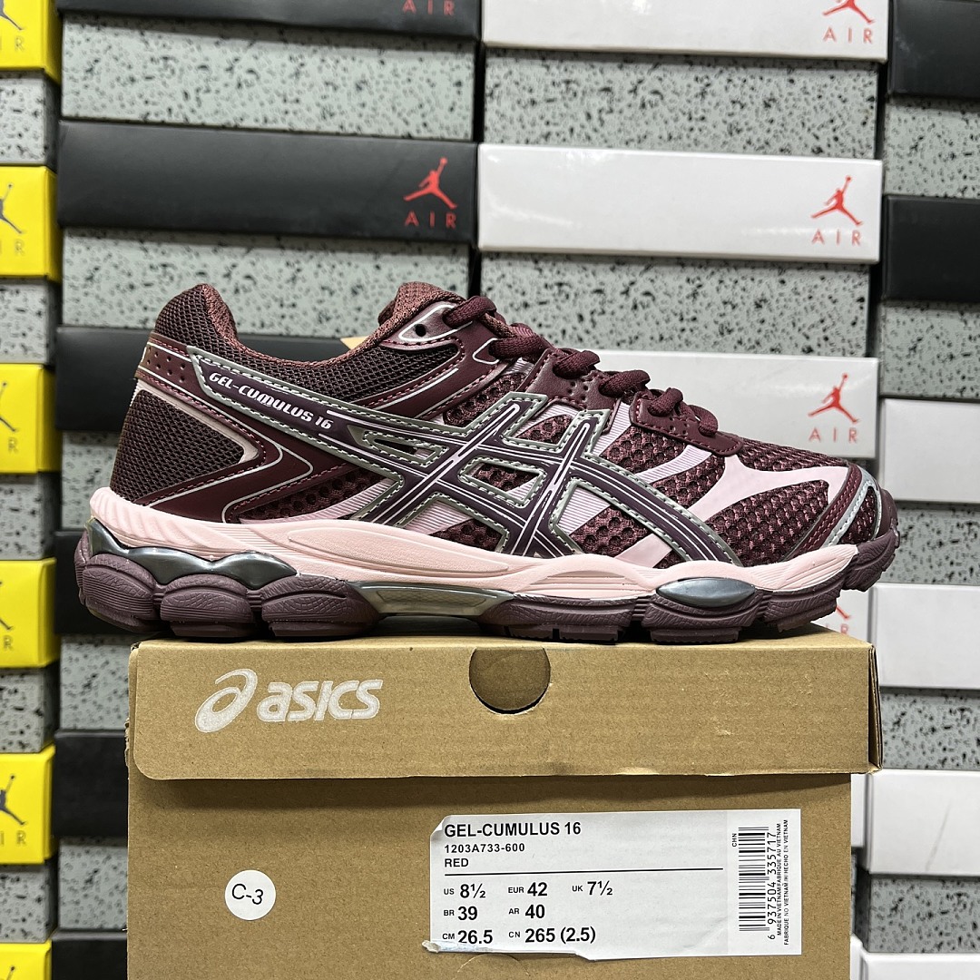 ASICS Gel-Cumulus 16 Burgundy (Pink)