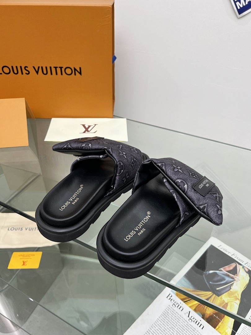 Louis Vuitton Velcro Slippers - Image 4