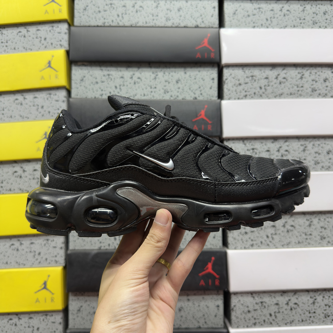 Nike Air Max Plus Mini Swoosh (Black Silver) - Image 4