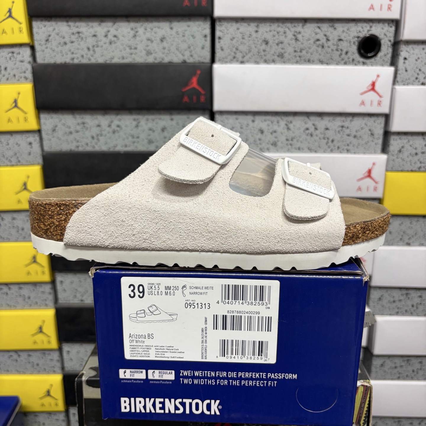 Birkenstock Birken Arizona Birkibuc 0951313 (White) - Image 10