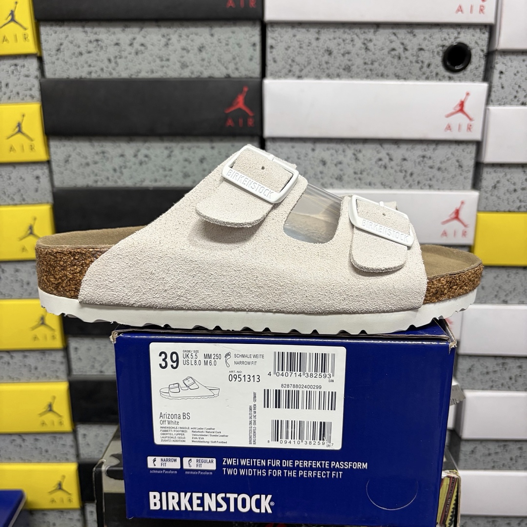 Birkenstock Birken Arizona Birkibuc 0951313 (White)