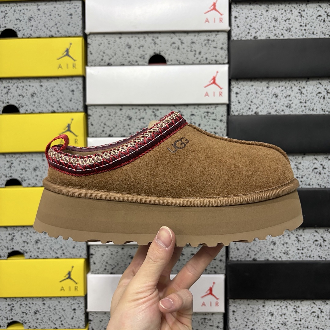 UGG Tazz Thick Sole Loafers / Ethnic Chestnut -2553 - Image 3