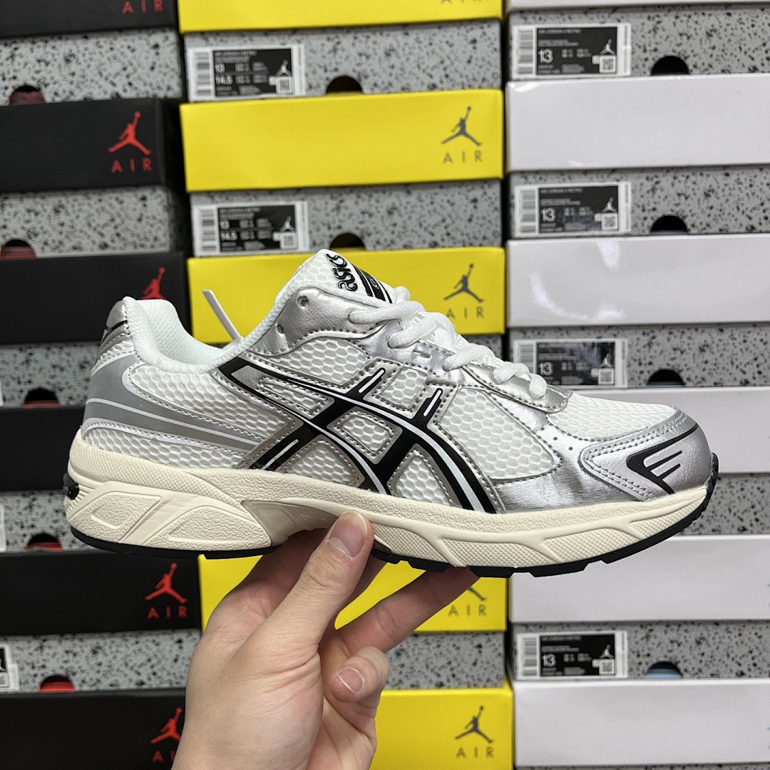 ASICS Gel 1130 White / (Silver Black) - Image 9