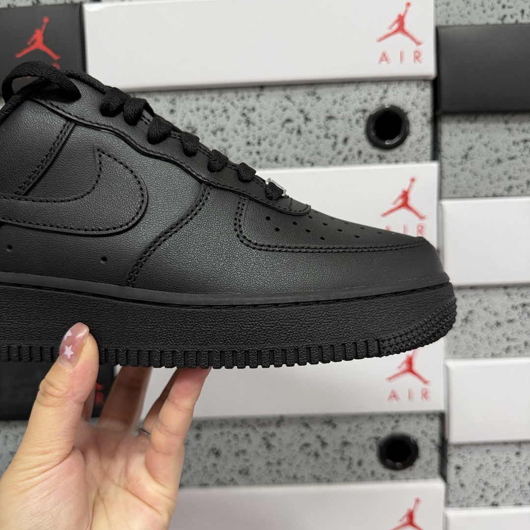 Nike Air Force 1 Low '07 (Black) - Image 7