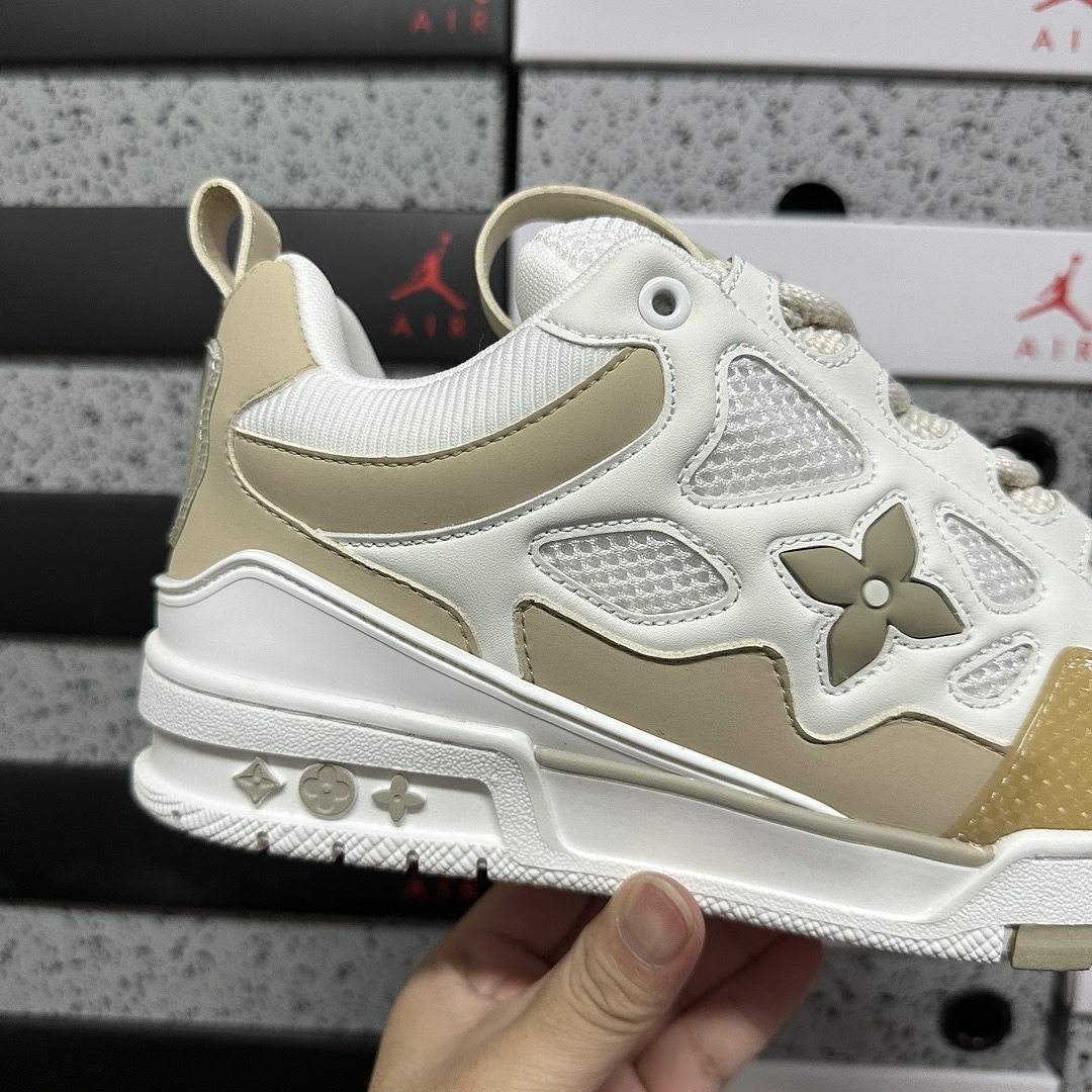 Louis Vuitton Skate Sneaker SK8 (White Brown) - Image 4