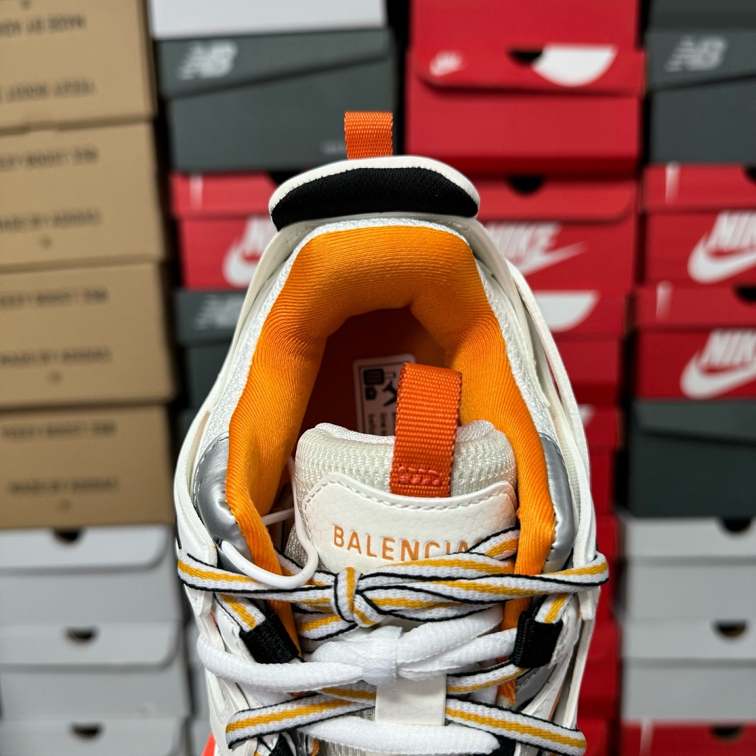 Balenciaga Track White Orange LED - Image 4