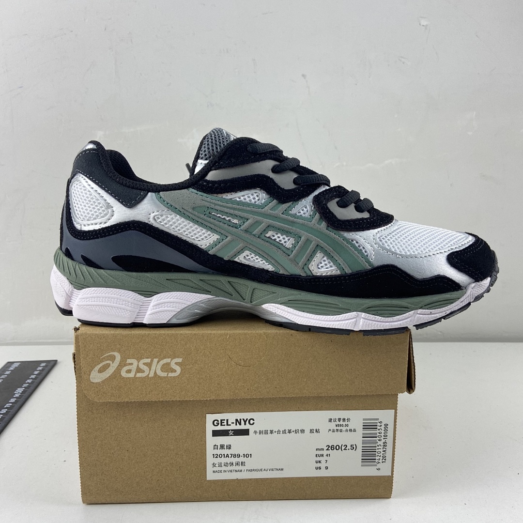 ASICS Gel-NYC White Ivy NYC (Black Green) - Image 3