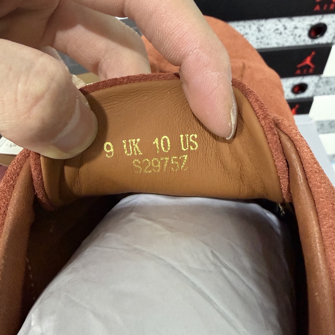 Zegna Deerskin Triple Stitch (White Orange) - Image 9